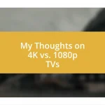 My Thoughts on 4K vs. 1080p TVs